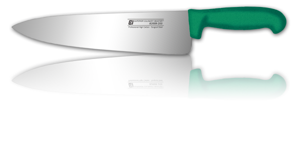 10" Chef's Knife, Green Anti-slip Handle