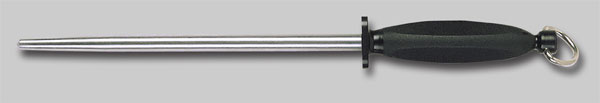 10" Honing Steel, Highly Polished Blade