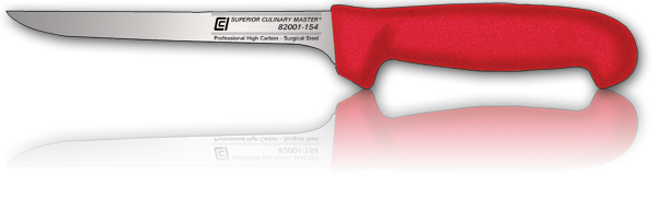 82001-204, 6" Boning Knife, Red Raw