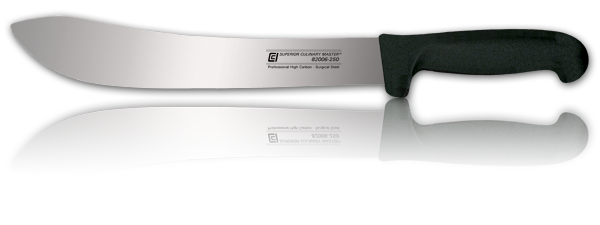 10" Butcher Knife, Poly/S Handle