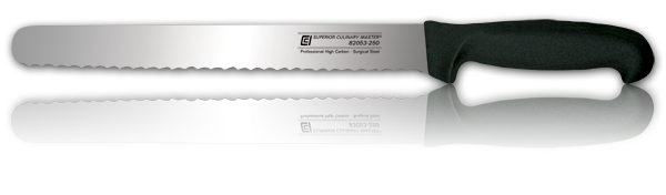 10" Scalloped Slicer with Poly/S Handle