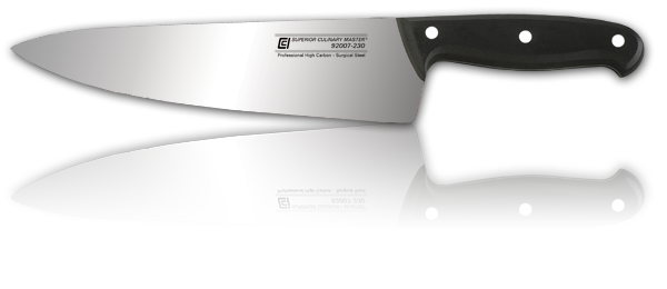 Superior Culinary Master - Ergonomic POM Handle Chef's Knife with Regular Handle