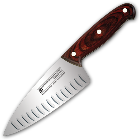 6" Chef‘s Knife, Wide Granton Blade