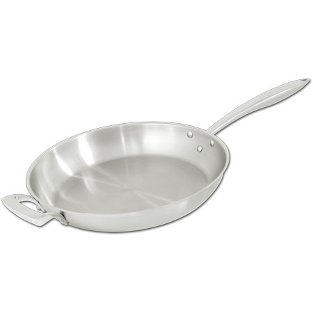 Deluxe Frying Pans with Helper Handle (Natural)