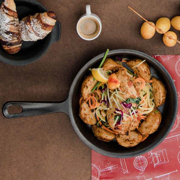 2.5 QT / 10" Pre-seasoned  Cast Iron Skillet, Round #2