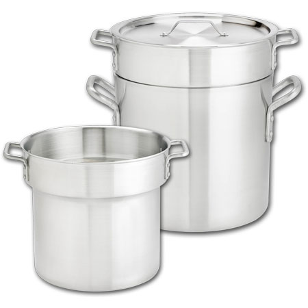 8 QT Aluminum Standard Weight Double Boiler Set