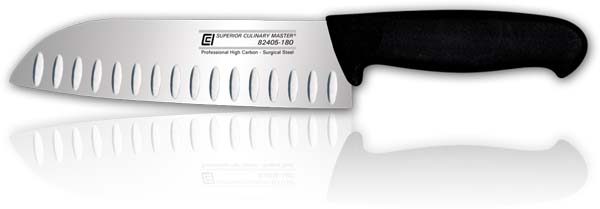 7" Santoku with Granton Blade
