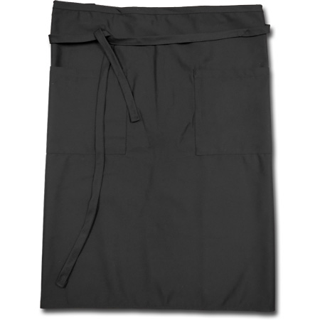 Spun Polyester Bistro Apron, Long, with Pockets 36