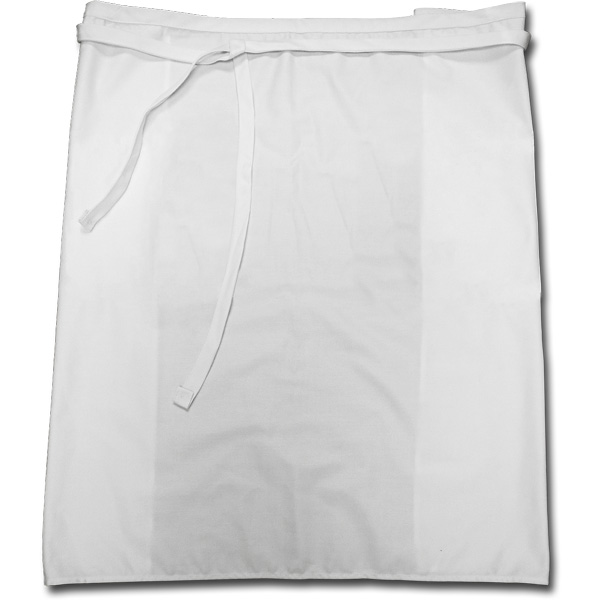 Spun Polyester Bistro Apron, Long, No Pockets36" W x 29" L