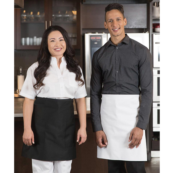 Bistro Apron, Short, with Pockets36" W x 20" L