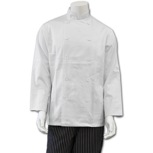 Chef Jackets with Buttons, 65% Polyester/35% Cotton, CJ-5300