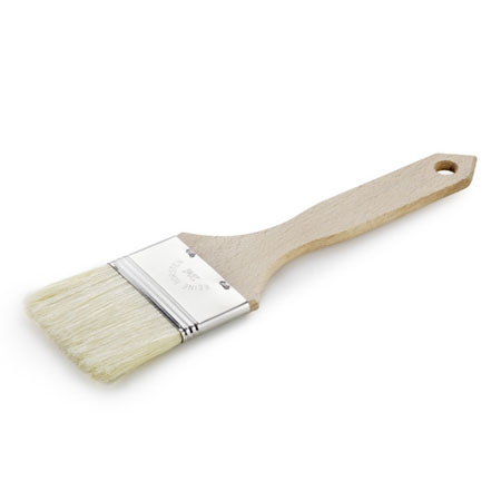 2 3/8" Brush, Wood Hdle, Short Natural Bristles