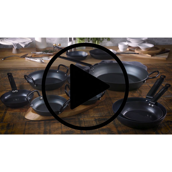 7.8" Carbon Steel Pan with 2 Handles #4